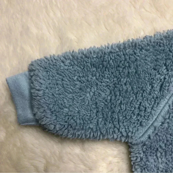 Rene Rofe Baby Sweatshirt Blue Bear  Size 0-3 Months - Picture 6 of 16